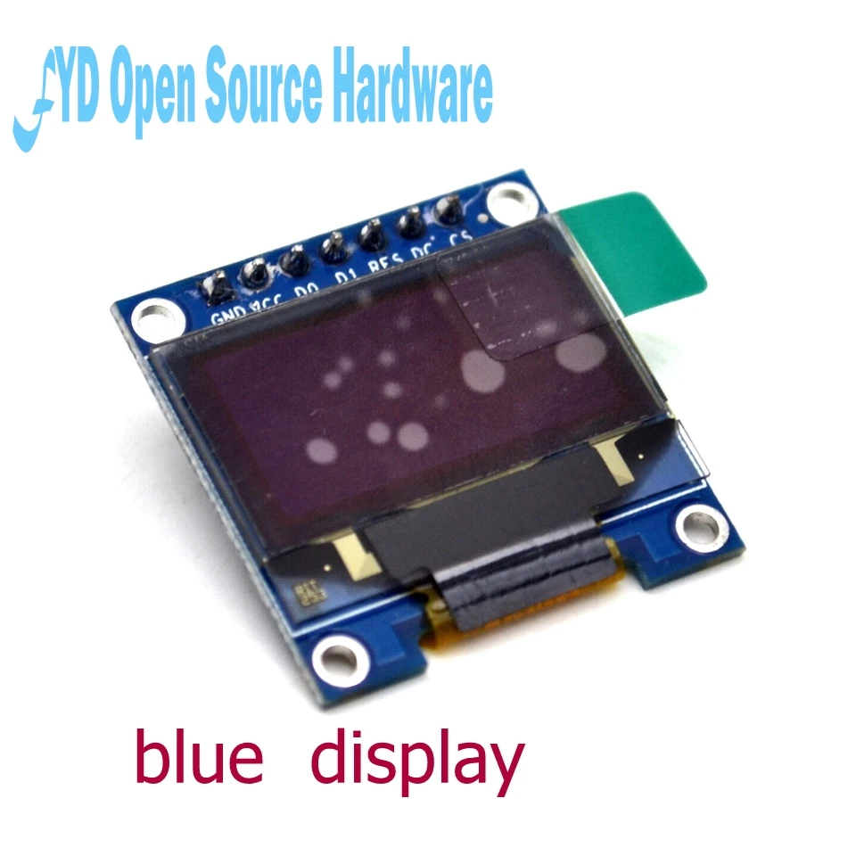 1pcs 0.96-inch 128*64 OLED LCD blue display SPI interface 6PIN  B type