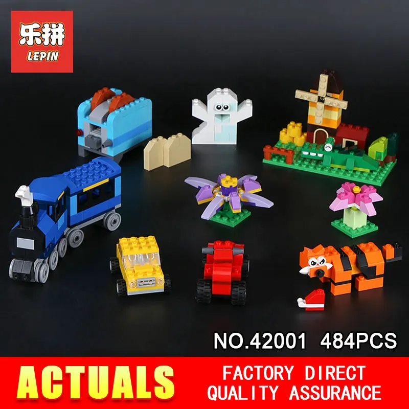 

Lepin 42001 484Pcs Genuine Creative Series The Medium Brick Box 10696 Builing Blocks Bricks DIY Educational Toy Model Gift