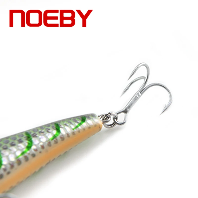 NOEBY NBL 9447 80 мм 25 г Гольян 0,3-2,5 м тонущие искусственные рыболовные приманки наживка рыболовные снасти крючок VMC жесткие приманки