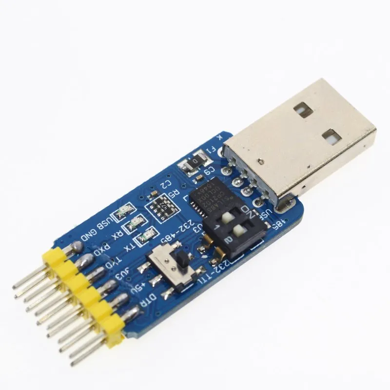 

6 in 1 CP2102 USB to TTL 485 232 Huzhuan 3.3V / 5V compatible Six multifunction serial module