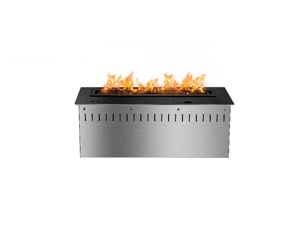 18 inch Long Remote control black smart ethanol fireplaces online