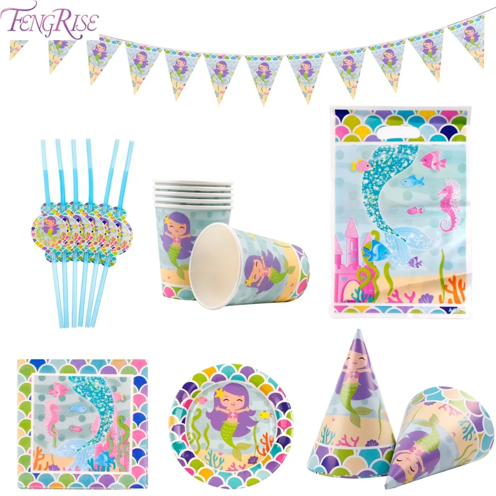 FENGRISE воздушный шар с маленьким хвостом Русалочки товары для счастливечерние НКИ