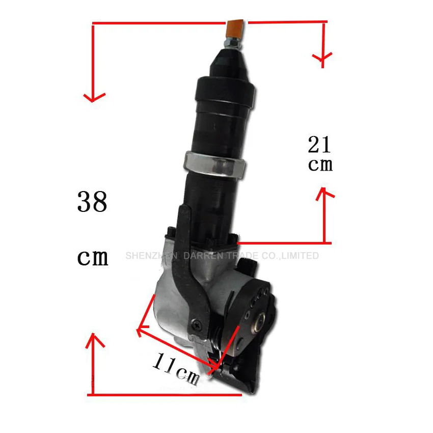 KZS 25 пневматическая стальная обвязка инструменты+ KZL-25 пневматический Натяжитель для обвязки стали, Ширина 25 мм, толщина 0,8~ 1,2 мм