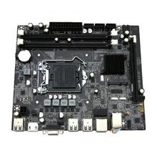 Настольная компьютерная материнская плата для Intel H55 разъем HDMI LGA 1156 Pin двухканальная материнская плата DDR3 с экраном ввода/вывода