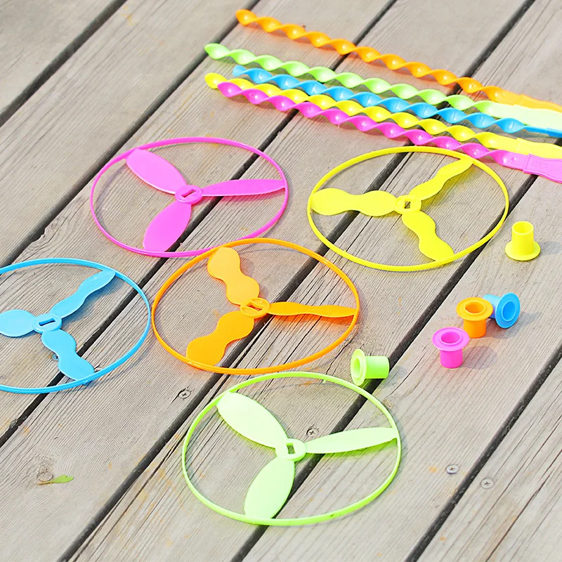 

5pcs Kids Outdoor Sport Toys Rotating Flywheel Kindergarten Rewards Gifts Outdoor Classic Toys Games For Children Color Random