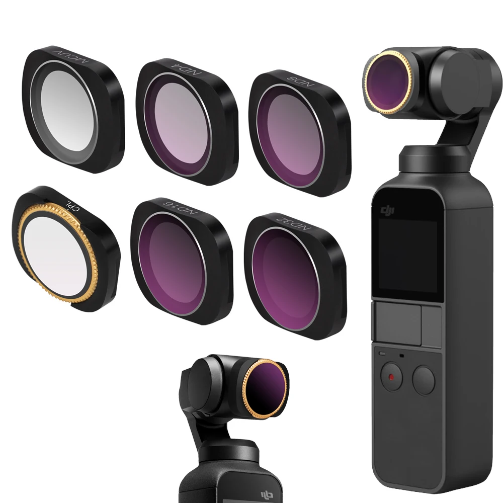 Горячий для DJI OSMO карманный фильтр ND CPL набор фильтров osmo POCKET Аксессуары polar ND4 8 16 32