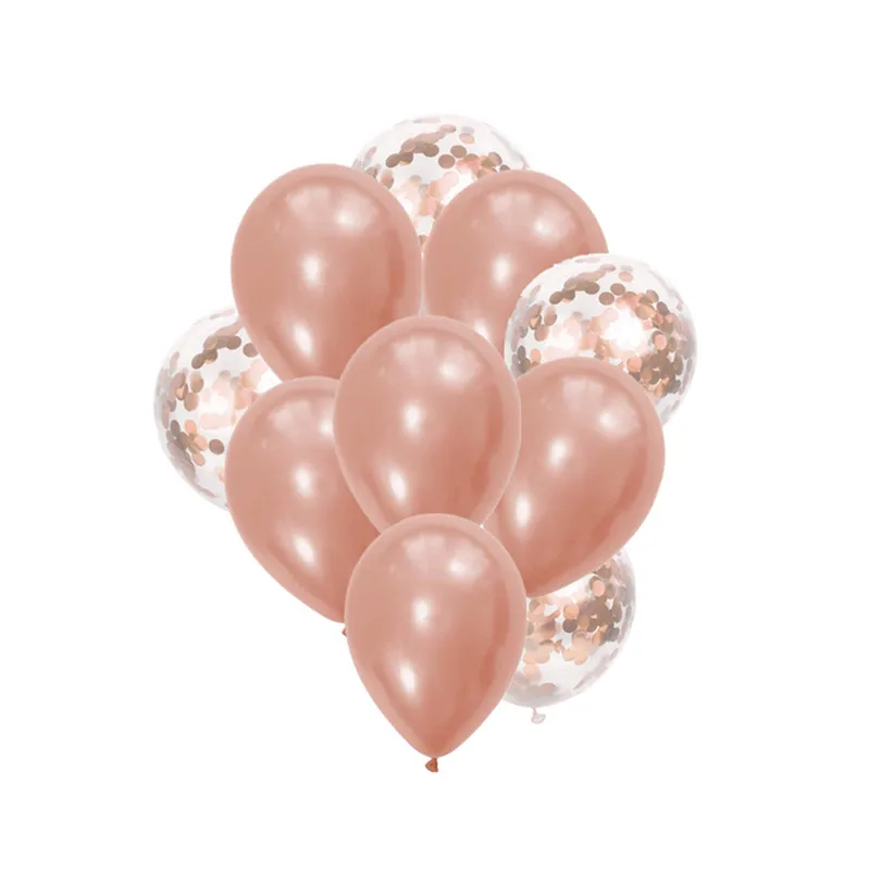 Звезда розового золота сердце воздушный шар Набор Надувной фольги Globos Baby Shower DIY