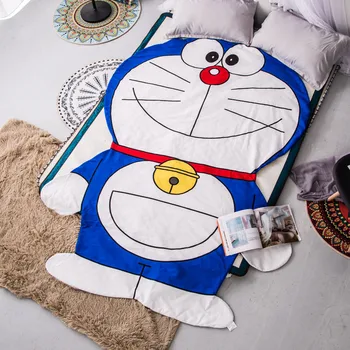 

Japanese style Anime 3D lovely cartton Doraemon Totoro cat home textile Bedding irregular cartoon fashion summer thin quilts