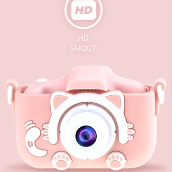

Kid Mini Cartoon smart small Camera 2 Inch 4 filters Rechargeable Digital Child Camcorder for Outdoor children Birthday Gifts