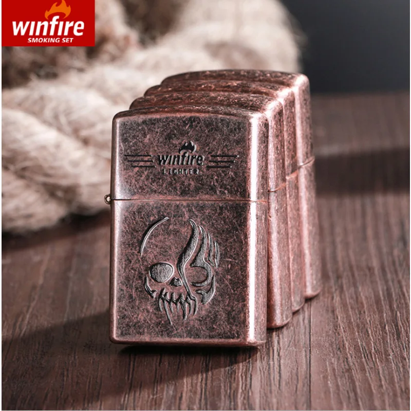 

Fashion Retro Metal Kerosene Oil Lighter Fire Unique Gasoline Windproof Refillable Cigarette Lighter Man Gadgets Best gift