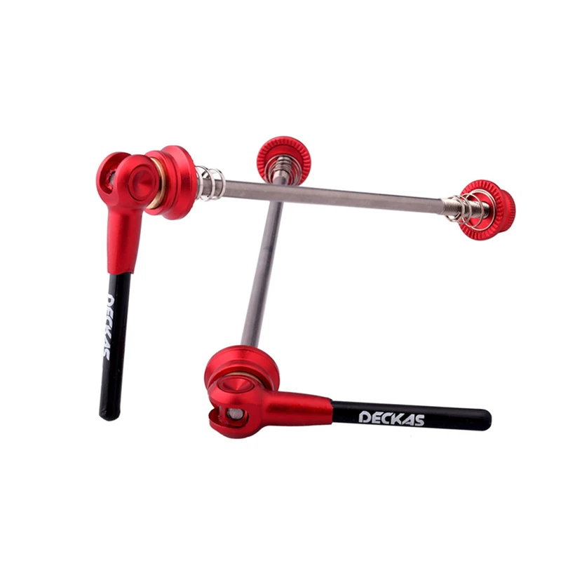 

DECKAS Light Alloy Carbon Fiber Lever Quick Release Mountain Bike Cycling Wheel Hub Skewers Set MTB Quick-release Lever