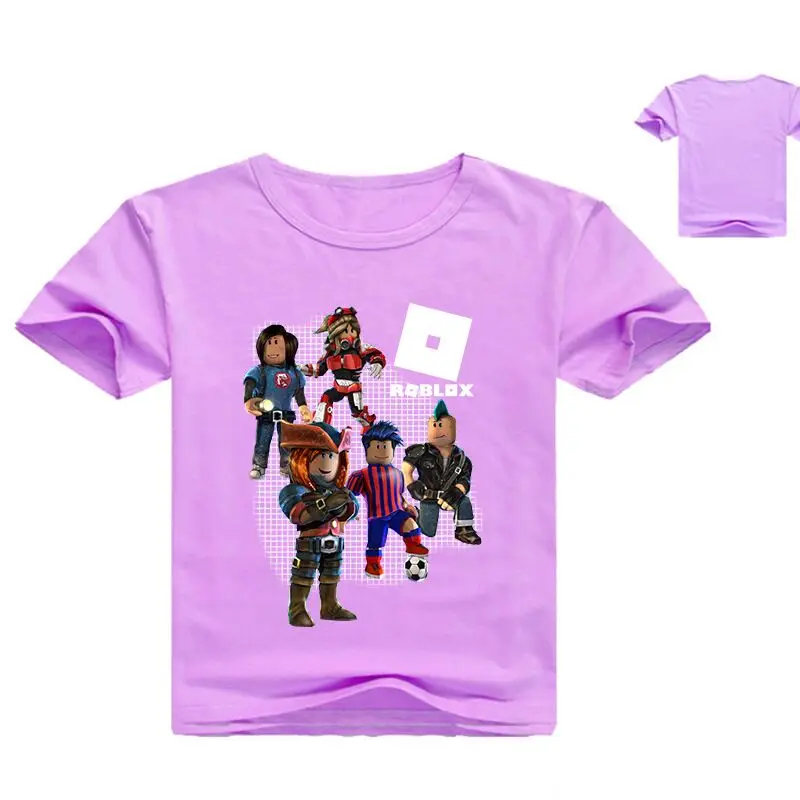 2019 3d Print Roblox T Shirts Baby Boy Cute Tops Cotton T Shirt Cartoon Tshirt Clothing Short Sleeves Children Summer Kid 2019 Tees From Wz51688 - 