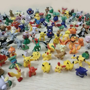 

144 Different Styles 2.5-3cm 24pcs/bag Hot Toys Anime Figure Model Action Figure Kids Toys Birthday Gifts Figure Toys