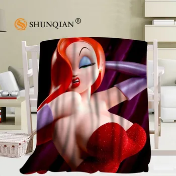 

Custom Jessica Rabbit Blanket Soft DIY Your Picture Decoration Bedroom Size 56x80Inch,50X60Inch,40X50Inch A7.10