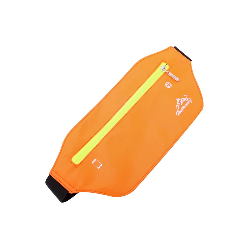 Профессиональная сумка для бега, пояс, спортивный пояс, мобильный телефон, для мужчин и женщин, скрытая сумка, сумки для спортзала, эластичный пояс для бега - Цвет: Orange