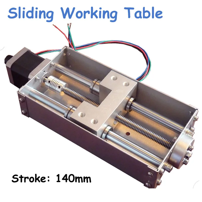 

Z Axis Sliding Working Table 115mm Stroke CNC Z Axis for CNC Engraving Machine Kit