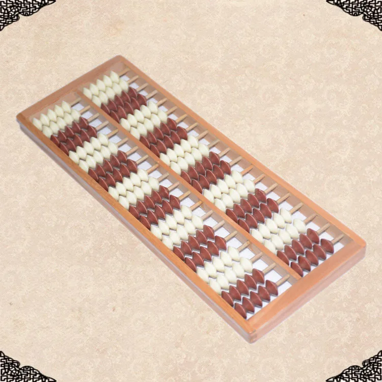 ChineseAbacus20Column10BeadsWoodAbacusChineseSorobanToolIn