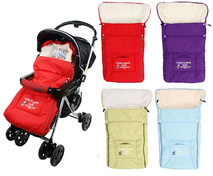 Baby Sleeping Bag for stroller warm winter Newborn Envelope Kids Thick