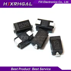 100 шт. SS210 SR2100 100 В 2A SMA SR2100 DO-214AC SMD новый оригинальный