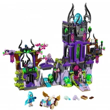 10551 строительные блоки, совместимые с эльфами Лагуна Темный волшебный замок 41180 сказочная фигурка Развивающие игрушки для детей