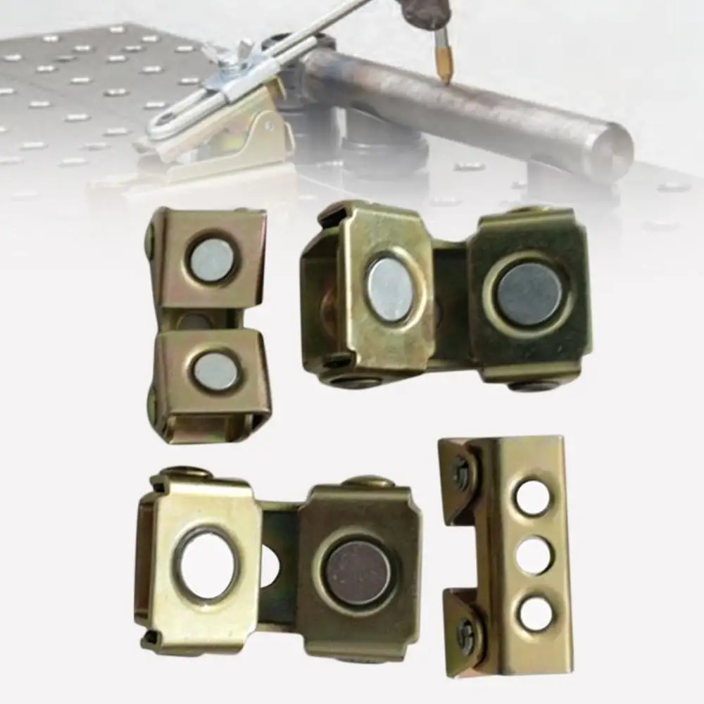 

Adjustable Magnetic V-type Clamps V-shaped Magnetic Welding Holder Welding Fixture Magnetic V-Pads Strong Hand Tool