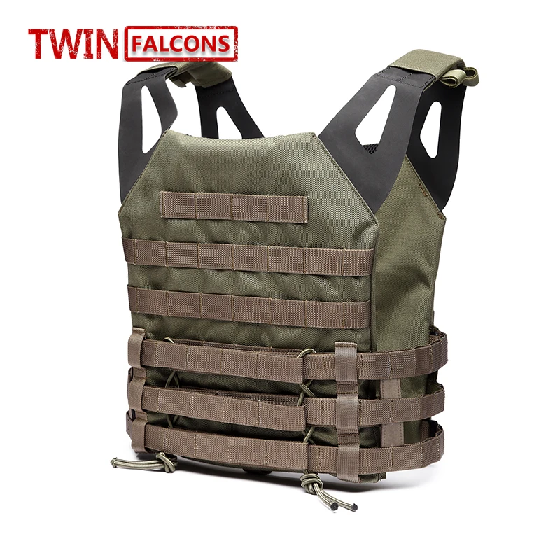 TwinFalcons тактический жилет 1000D Molle пуля доказательство плиты Перевозчик Пейнтбол