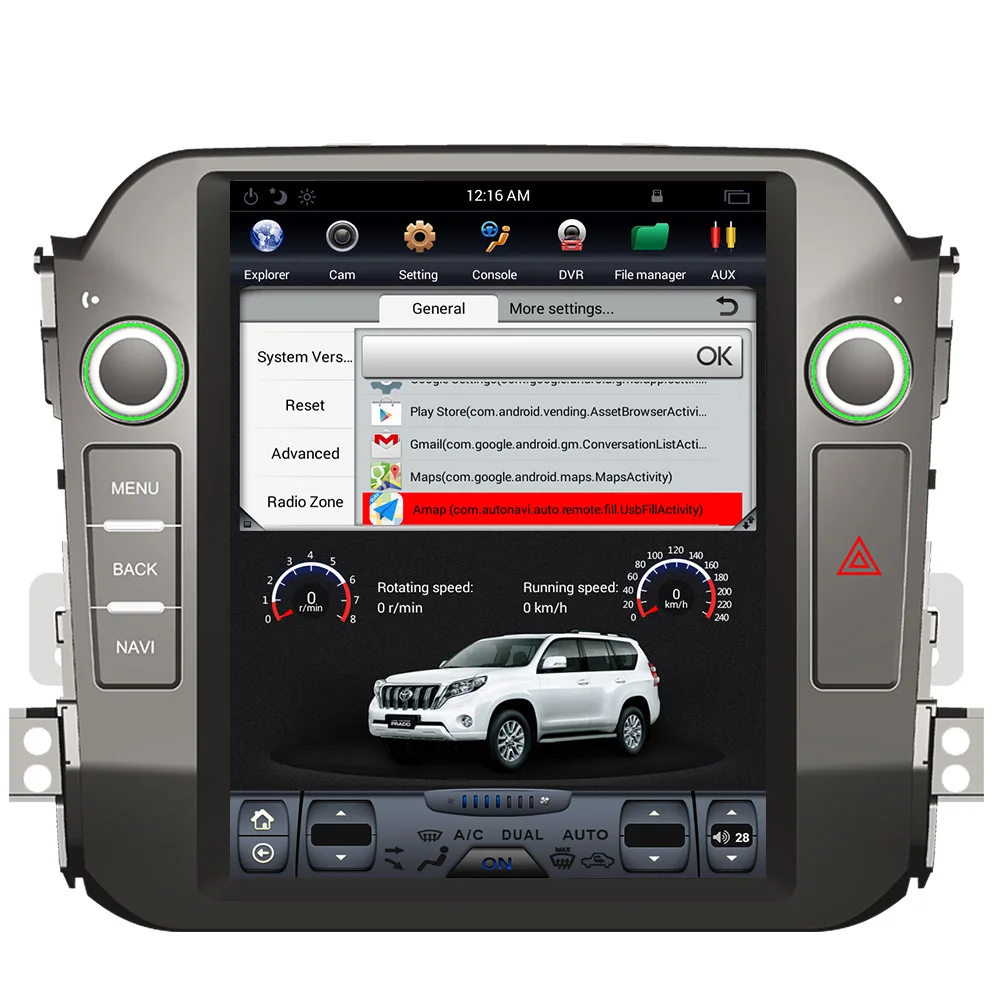 Sale ZWNVA Tesla Style IPS Plus Screen Android 7.1 Car No DVD Player GPS Navigation For Kia Sportage R 2010 2011 2012 2013 2014 2015 5