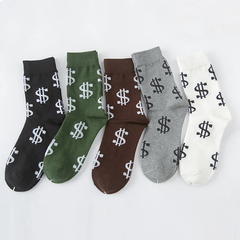Новинка, новые мужские длинные носки, Harajuku, носки с 3D рисунком, носки с забавными рисунками, носки из чистого хлопка для женщин