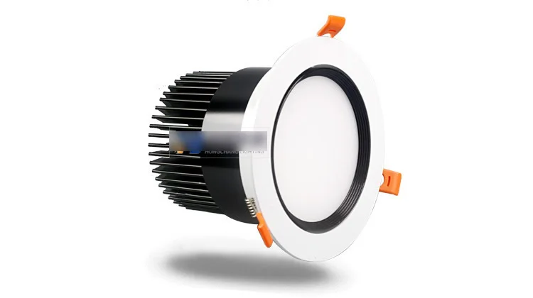 Матовое покрытие затемнения Downlight 7 Вт 10 Вт 12 Вт 15 Вт 20 Вт 25 Вт 30 Вт 40 Вт Светодиодные пятно света лампы AC110V 220 В светодиодный свет шкафа CE