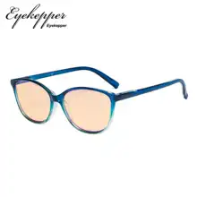 HPFH2 Eyekepper синий светильник блокирующие компьютерные очки с янтарным тонированным фильтром линзы-большие кошачий глаз стильные женские очки