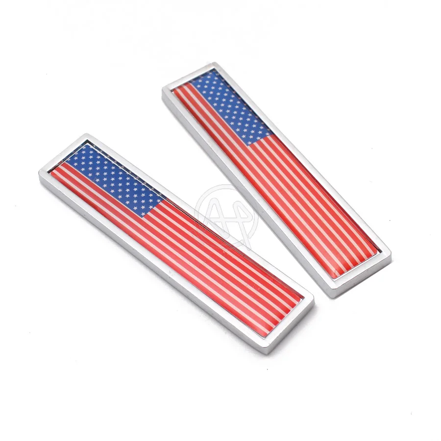 Universal Fit Car Side Body American National Flag Logo Decorative Emblem Badge Decal Symbol Anti-collision Sticker 1pair | Автомобили и