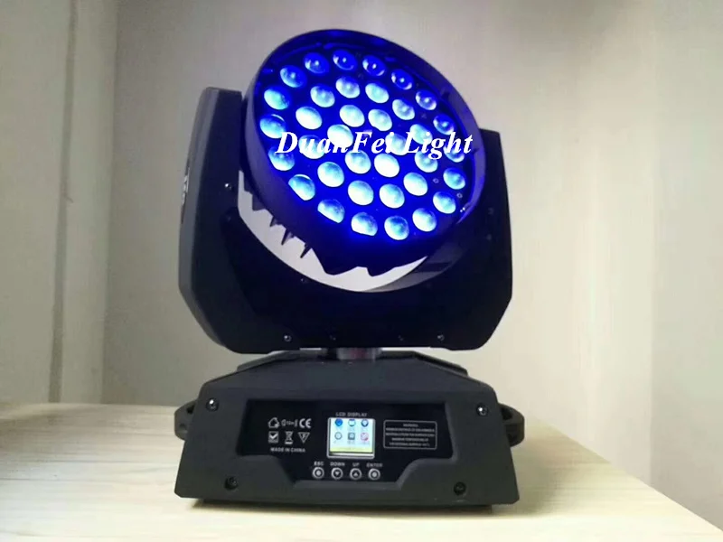 36x10w RGBW LED Wash Moving Head Zoom Ring Control