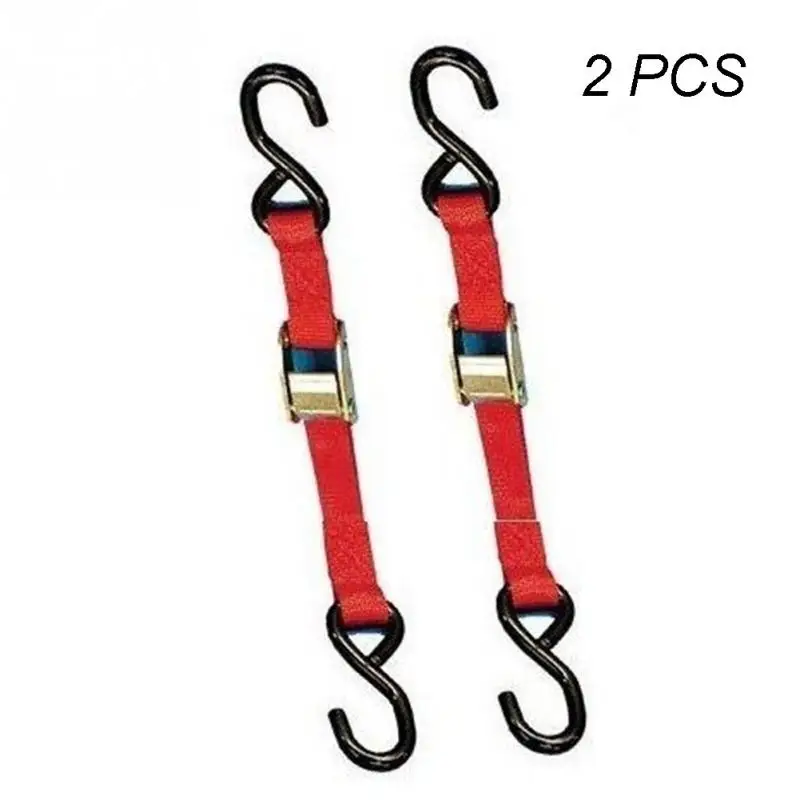 

New Motorcycle With Buckle Transport Straps Adjustable Cargo Luggage Tie Down