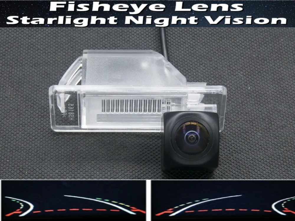 

1080P Fisheye Lens Trajectory Tracks Car Parking Rear view Camera for Nissian X-Trail 2002 - 2012 Nissian Qashqai 2008 2010 2011