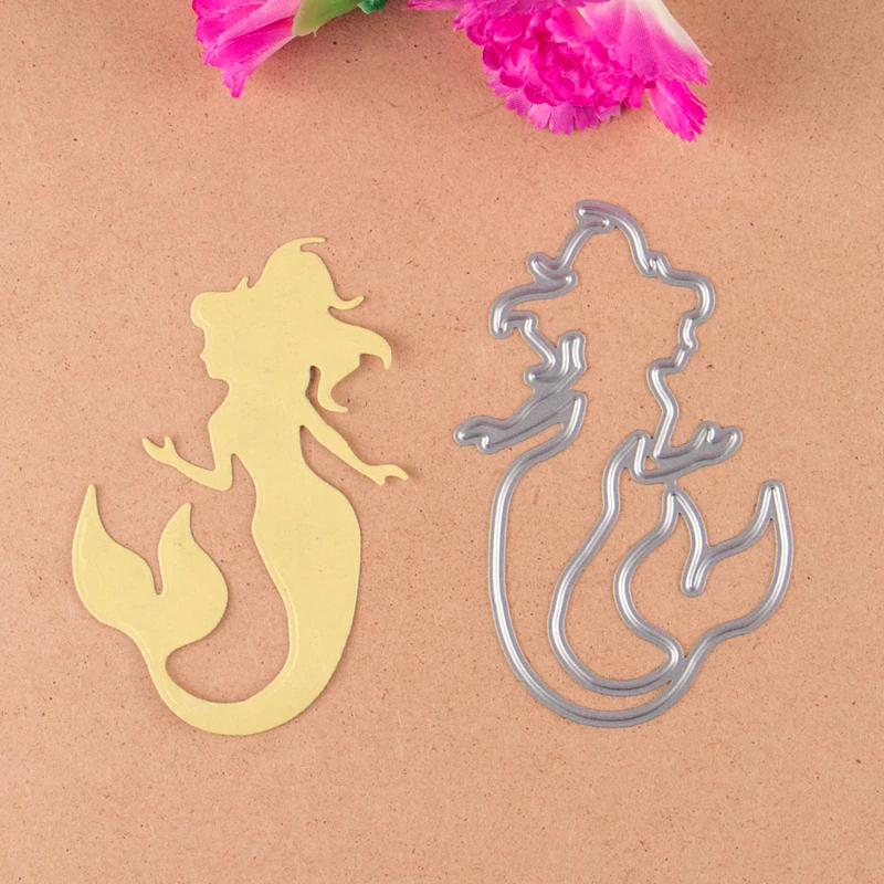 

The daughter of the sea cutting dies for DIY Scrapbooking Photo Album Decoretive Embossing Stencial