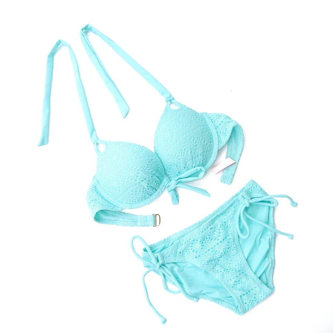 

2019 Women Swimsuit Secret Bikinis Set Push Up lace Swim Suit Biquini Sexy Bikini Underwire Beachwear Green mesh Swimwear