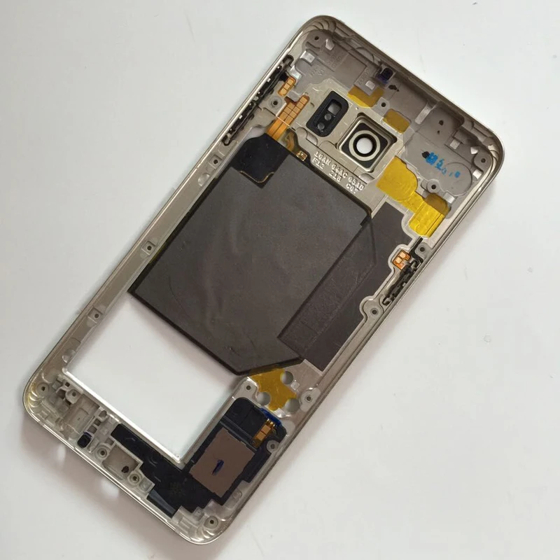 Средняя рамка Новинка для samsung Galaxy S6+ G928 S6 Edge Plus средняя рамка Корпус с металлической рамой с боковыми клавишами запасные части