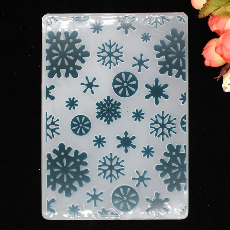 

New Snowflake Plastic Embossing Folders for DIY Scrapbooking Paper Craft/Card Making Decoration Supplies