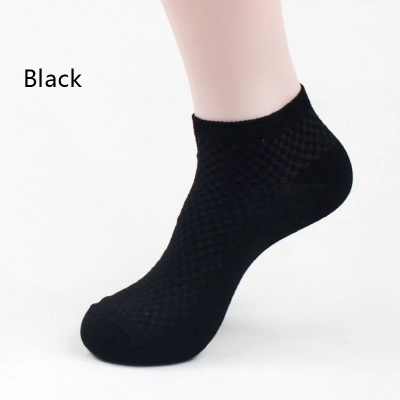 Cody steel носки Бамбуковые мужские модные маленькие сетчатые мужские брендовые носки классические Универсальные мужские деловые носки 5 пар(подходит для 39-43