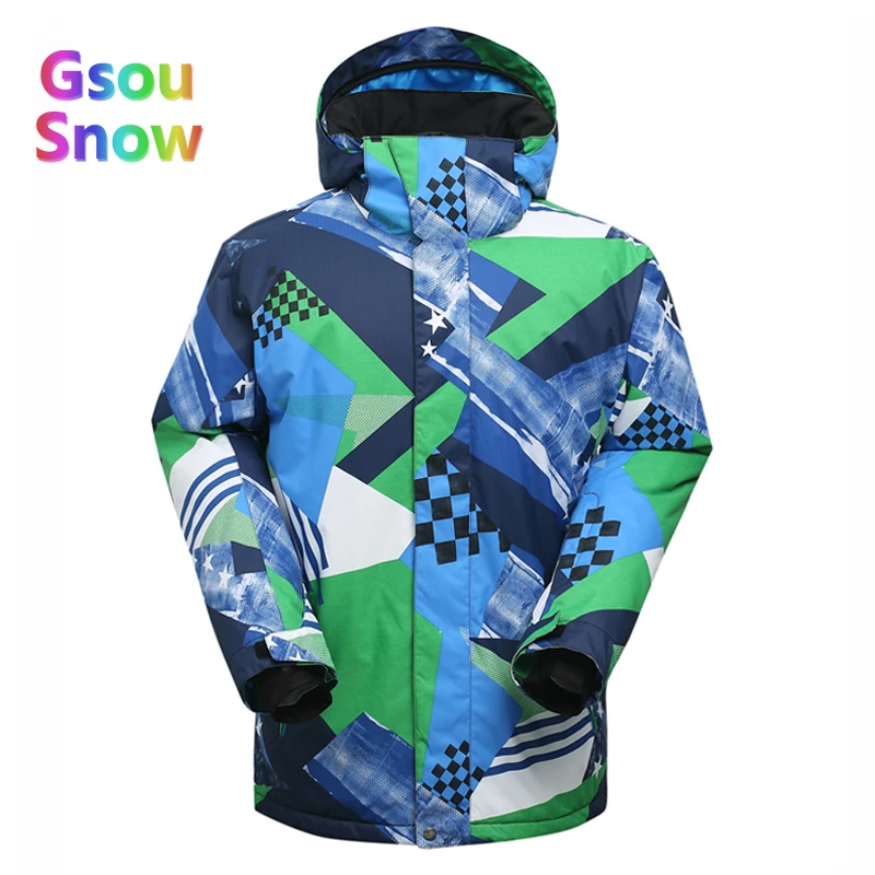 Gsou Sonw Outdoor Sports Winter Men's Skiing Clothing Snowboarding Sets Warmer Ski Jackets Waterproof Ski Pants Suits