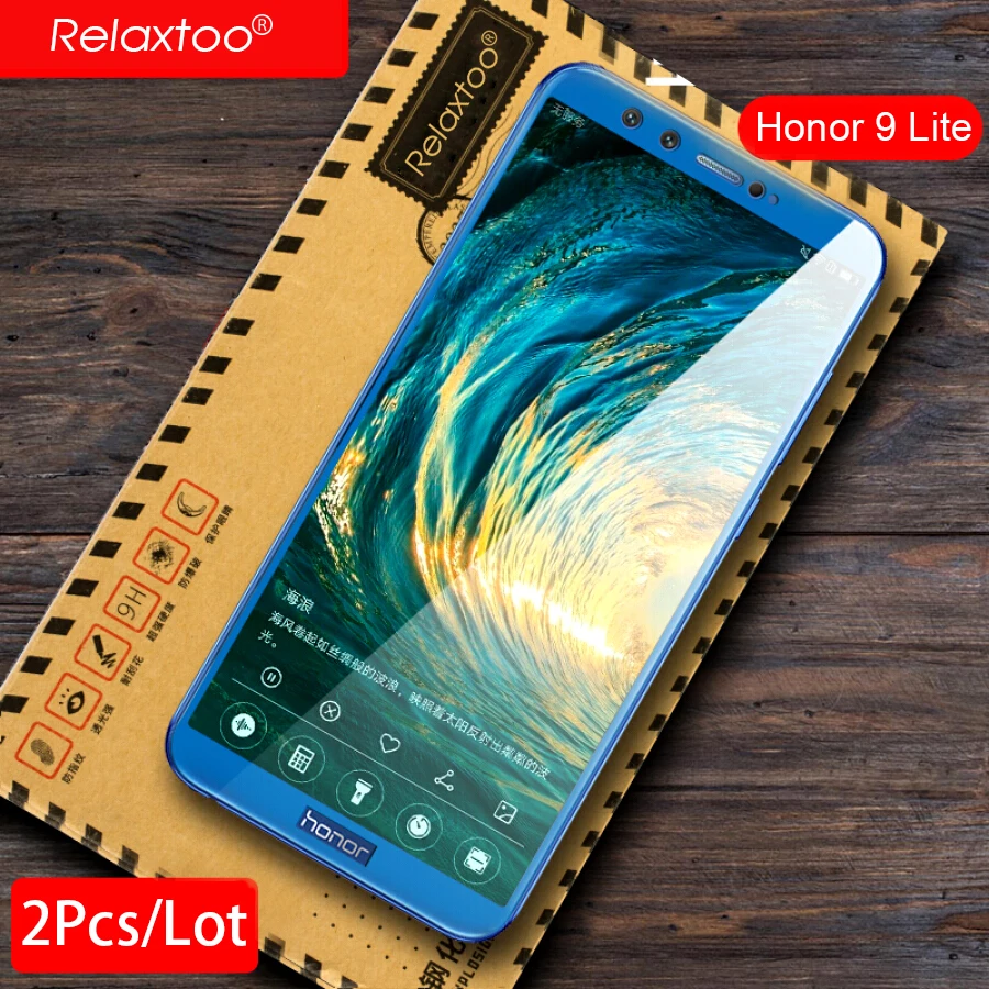 2 шт./лот Honor 9 lite стекло Защитное для Huawei honor9 легкое закаленное безопасная пленка