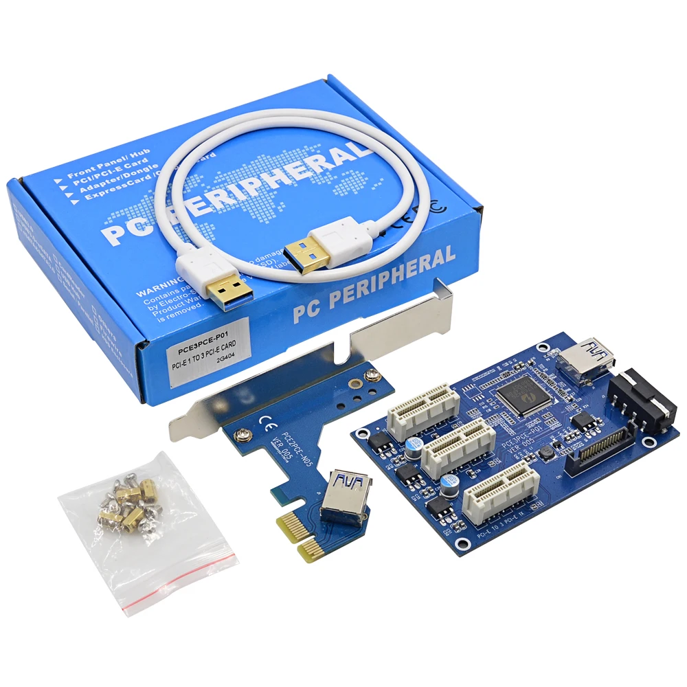 bilder für NOTAYO 20 stücke VER005 PCI-E zu 3 PCI-E 1X Slot Riser Card Mini ITX Externe 3 PCIe PCI Express Port Slot Expansion Adapter bilder für NOTAYO 20 stücke VER005 PCI-E zu 3 PCI-E 1X Slot Riser Card Mini ITX Externe 3 PCIe PCI Express Port Slot Expansion Adapter