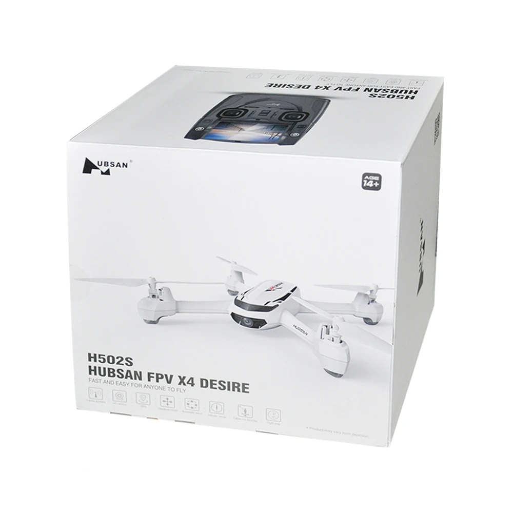 Радиоуправляемый Дрон h502s x4 5.8 Г FPV системы с 720 P HD Камера GPS высота один ключ