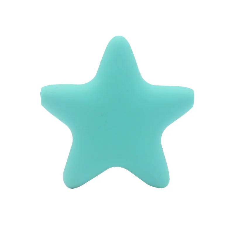 

Baby Teethers Star Shape Soft Silicone Teethers with Pacifier Clip Newborn Teething Toys BPA Free Fashion