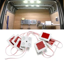 Auto Dome Roof Light For SUV RV Van Boat Trailer Car Interior Lighting 12V 10×4 LED Lamp Car Reading Light Kit Car Styling White