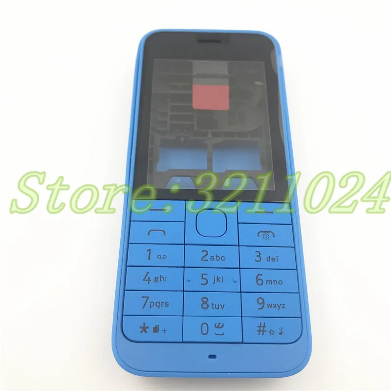 Задняя Крышка аккумуляторной батареи для Nokia 220 передняя и средняя рамка чехол с