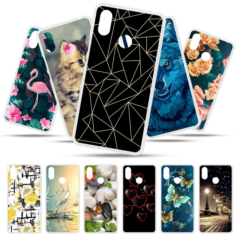 

Bolomboy Painted Case For Xiaomi Mi Max 3 Case Silicone Soft TPU Cases For Xiaomi Mi Max 2 Cover Wildflowers Animal Bags