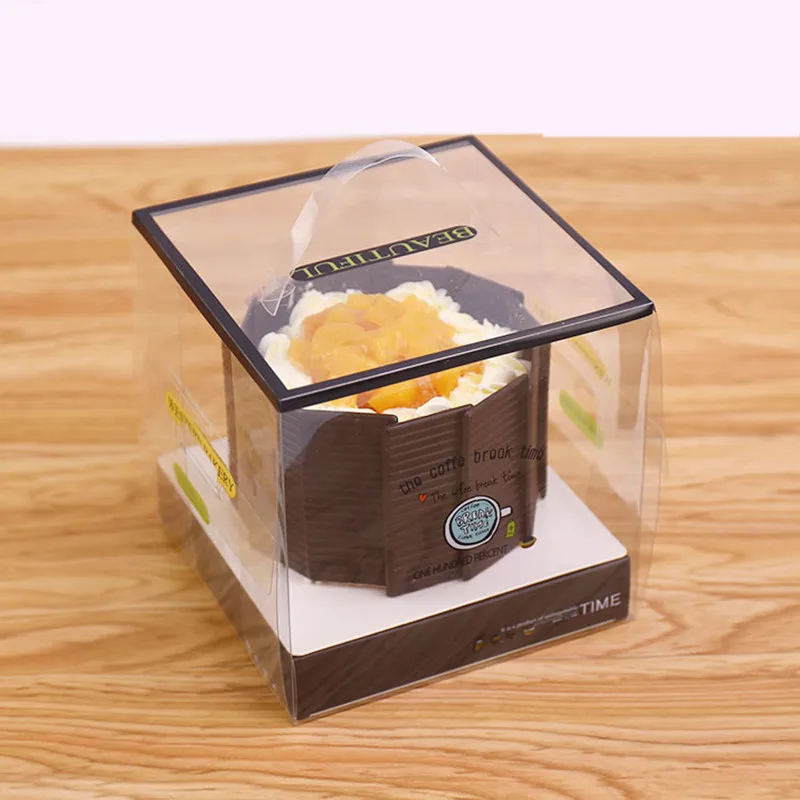 Cake Boxes and Packaging 4inch Clear Plastic Transparent ... Cake Boxes and Packaging 4inch Clear Plastic Transparent ...