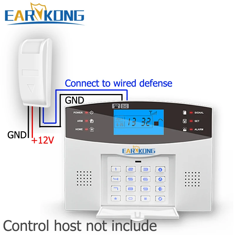 wired curtain infrared detector - 3