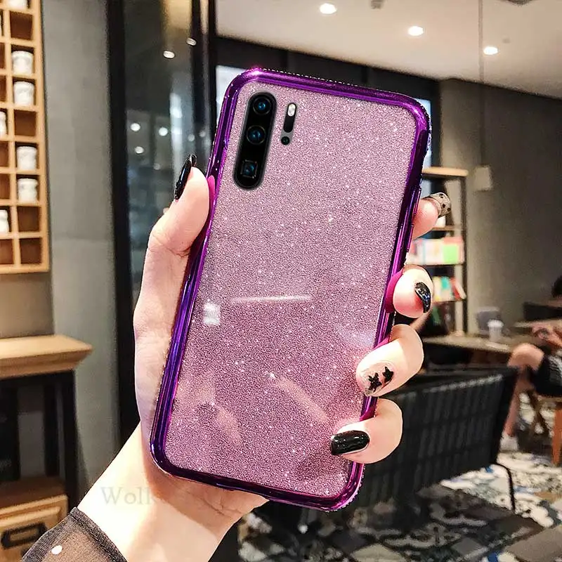 Diamond Case for Huawei P30 P10 P20 Pro Lite Y7 Pro Y9 Cover For Huawei Mate 20 10 Lite Honor 8X 8C 7X 7C Pro Glitter Cover